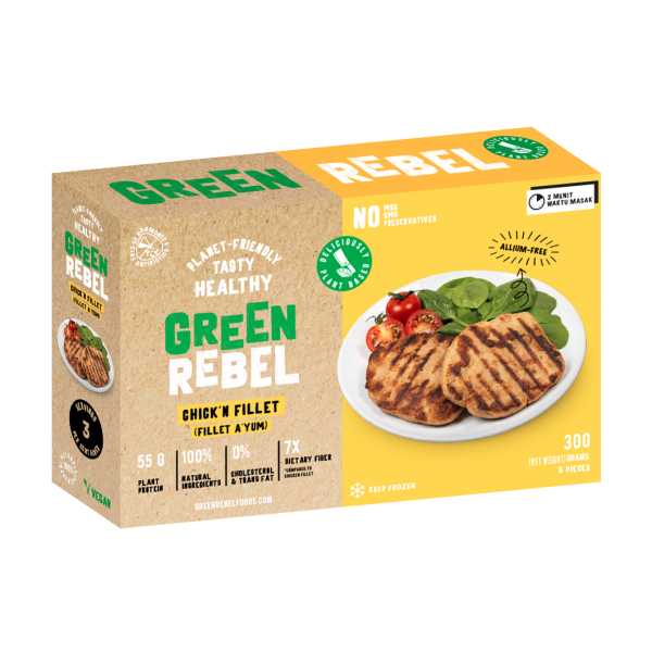 Green Rebel Plant Based Chicken Grilled Chunk (250g)